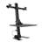 Mount-It! Height Adjustable Electric Standing Desk Converter, Sit Stand Desk with Dual Monitor Mount