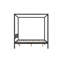 Four Poster Bed-80786257-80786258