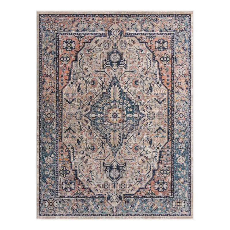 Gause Oriental Indoor Rug, Rectangle 9' x 12'