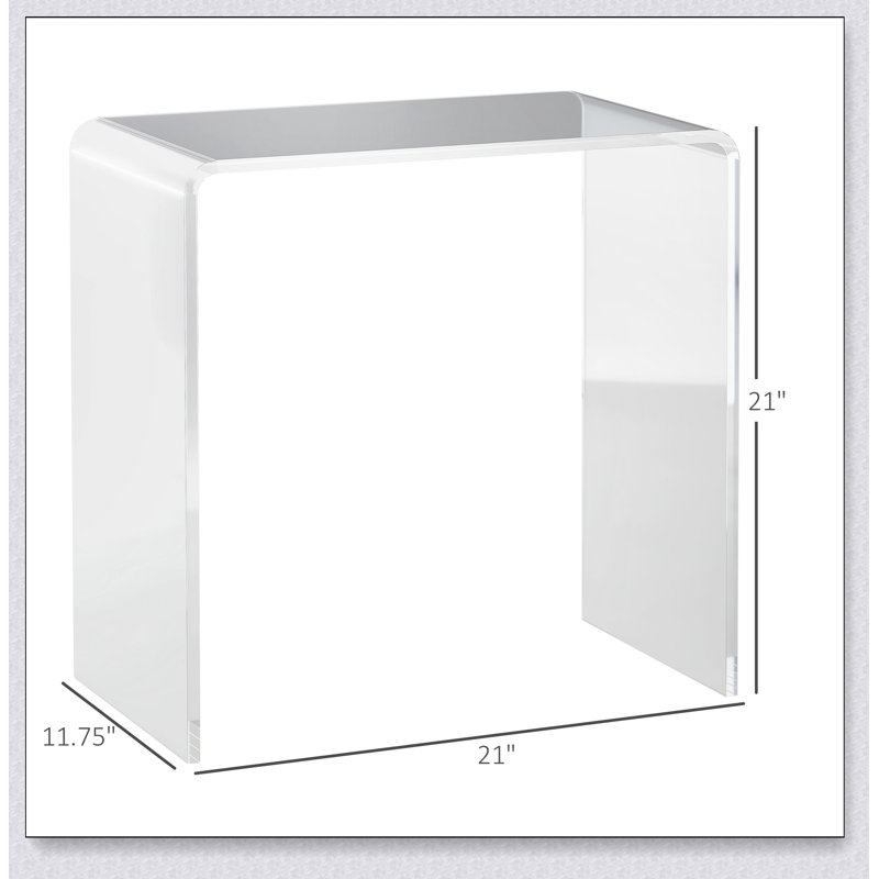 Table basse rectangulaire avec plateau en bois manufacturé et tablette