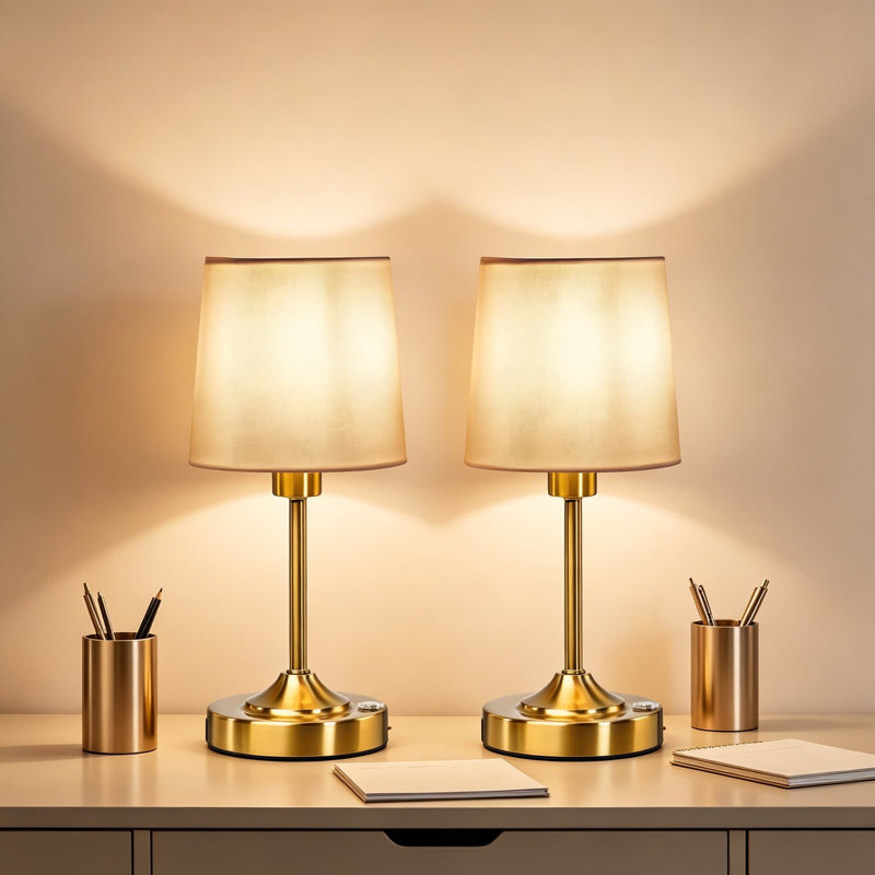 Lampe de table rechargeable sans fil avec une batterie de 5000 mah, une commande tactile à intensité variable à 3 niveaux, une lumière de bureau portable sans fil à DEL pour la chambre à coucher, le salon, la table de chevet et le bureau