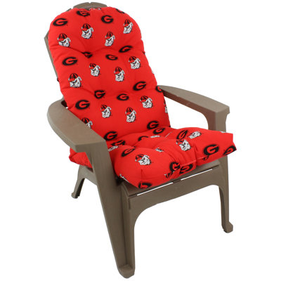 Coussin de chaise adirondack intérieur/extérieur NCAA