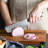 Damascus Nakiri Knife, 7 Inch Professional Kitchen Knife with Non-slip Wood Ergonomic Handle, Japanese 10Cr15CoMoV, All Purpose Chef Knife Meat Cleaver Vegetables Chopping