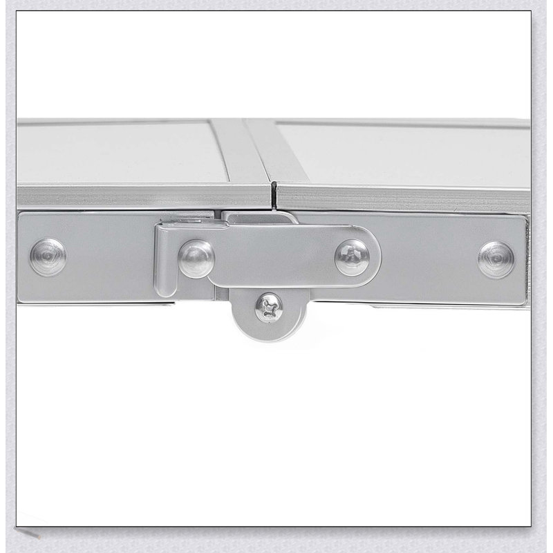 Table de camping pliante portative de 2 pi avec hauteur réglable, durable et légère pour une utilisation intérieure et extérieure