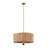 5-light Rattan Shade Pendant Light