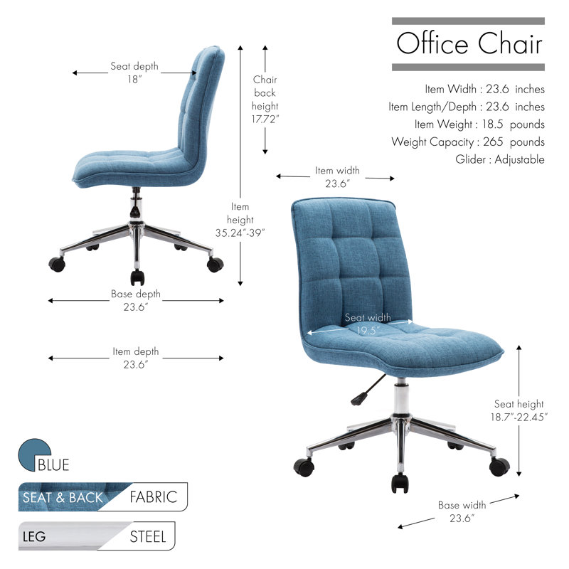 Farrington Gurney Office Chair, Blue