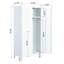 Buchheit 2 Door Steel Wardrobe-39864696