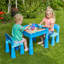 Kids 5-in-1 Activity Table and Two Chairs Set-20696106