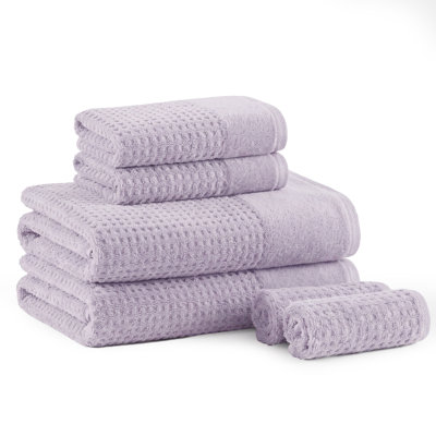 Ensemble de serviettes de bain en jacquard de coton Spa 6 pièces