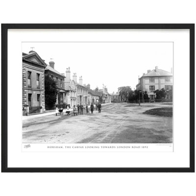 Horsham, The Carfax Looking Towards London Road 1892 by Francis Frith - Single Picture Frame Print