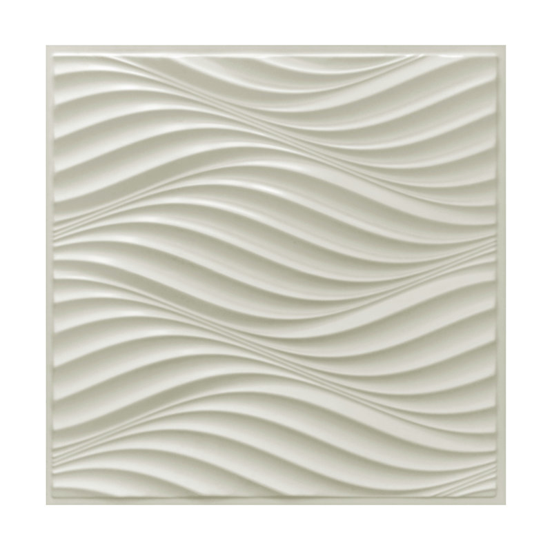 Panneaux muraux blancs 23 po x 23 po (paquet de 10)
