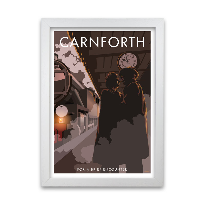 Carnforth by Stephen Millership - Print, 59.4 cm H x 42 cm W x 5 cm D, White