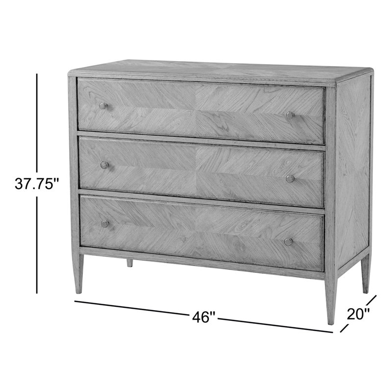 Nova 46'' W 3 - Drawer Dresser, Dusk