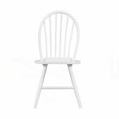 Ensemble de chaises de salle à manger avec dossier Windsor, structure en bois