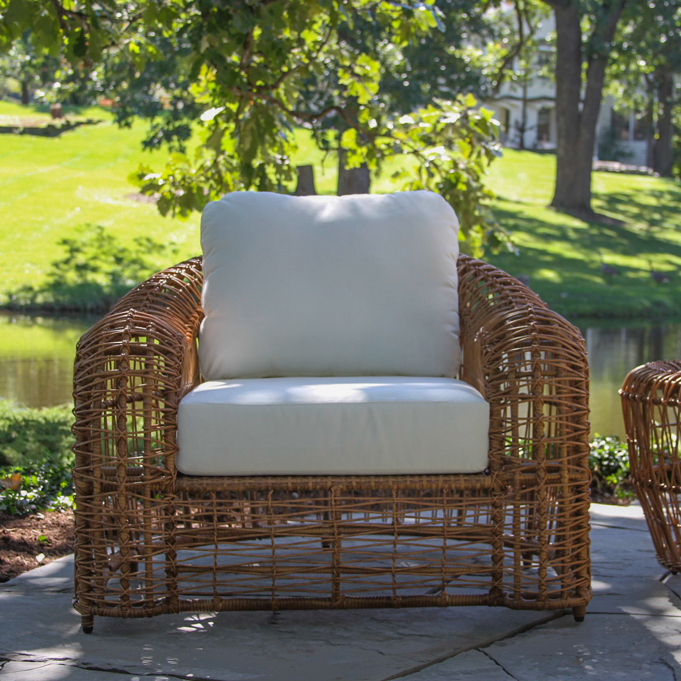 Alyshia Sunbrella® Patio Lounge Chair