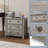  Nightstand For Bedroom With 3 Drawers, Modern Wooden Closet Storage Organizer With Charging Station(Set Of 2)-214289317