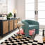Upholstered Barrel Chair-1991052543