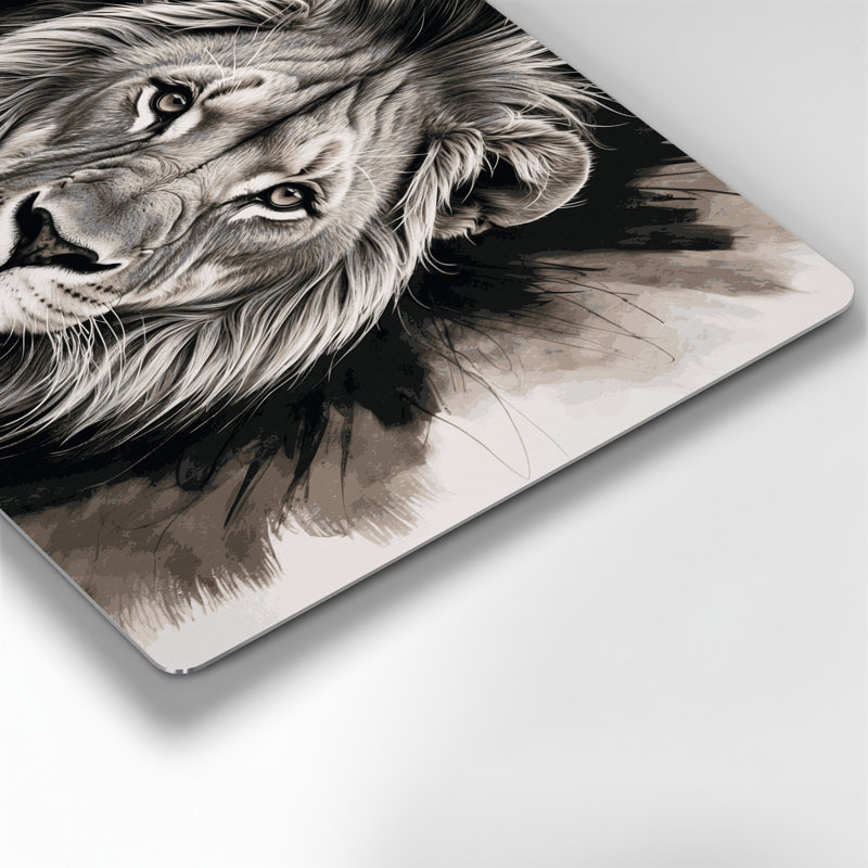 Art mural en métal «Big Cats», H 11 po x l 14 po
