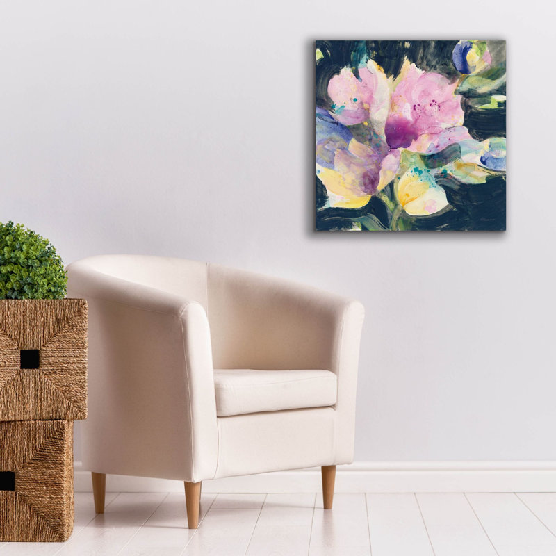 "Epip Graffiti" Tulip Splash "par Albena Hristova, art mural sur toile, H 26 po x l 26 po