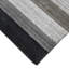 Tapis rayé gris / noir Blend-32924013