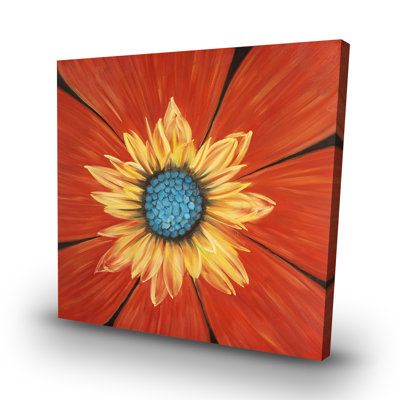 Flower middle - 32"x32" art on canvas