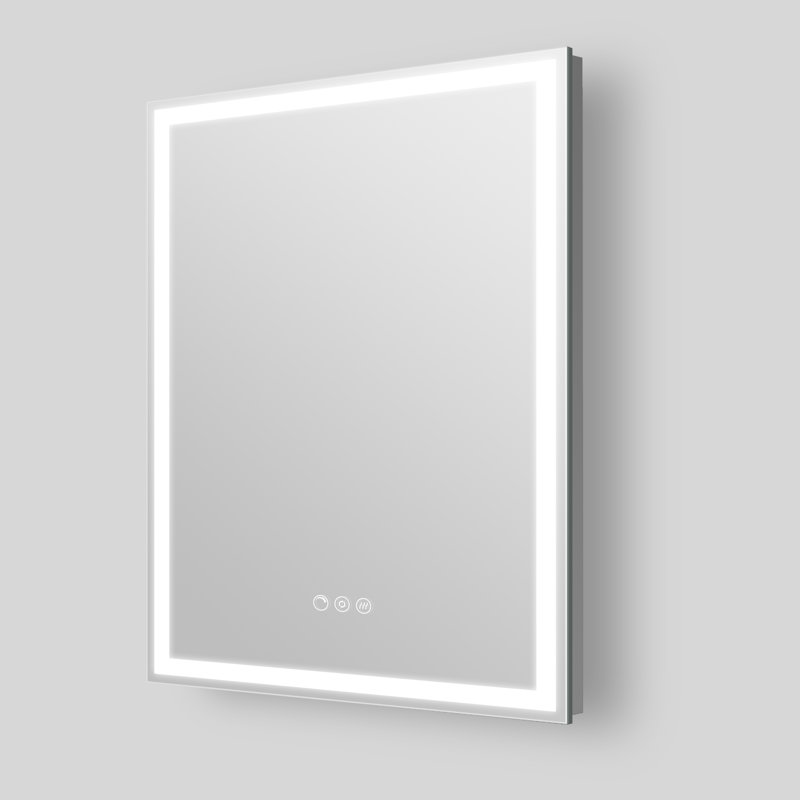 Streamline Rectangular Frameless LED Bathroom Vanity Mirror with Defogger, Dimmability, Colour Temperature Change