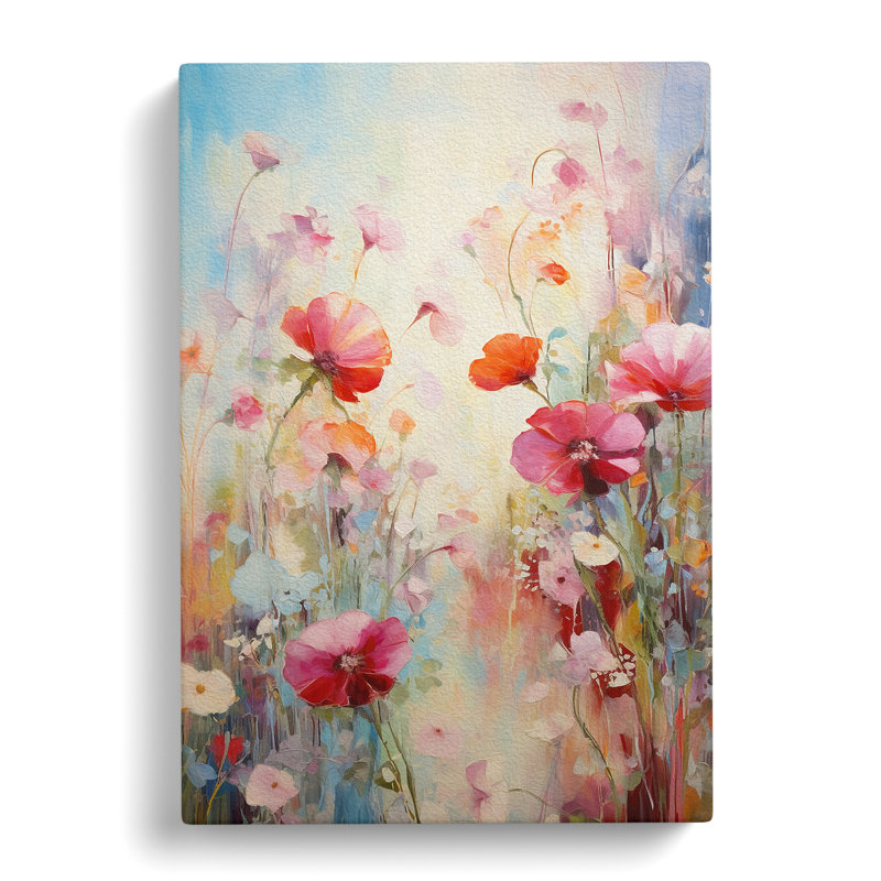 Floral Impressionism No.2 - Wrapped Canvas, 60cm H x 40cm W x 3cm D