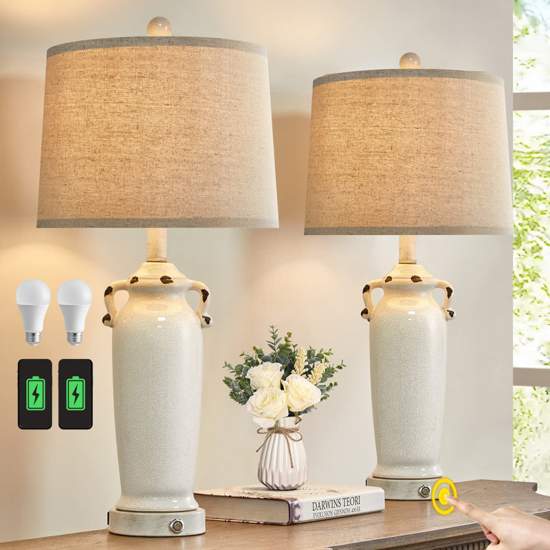 Lampe de bureau en céramique