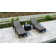 Thornaby Outdoor Wicker Chaise Lounge Set with Table , Cushion Included