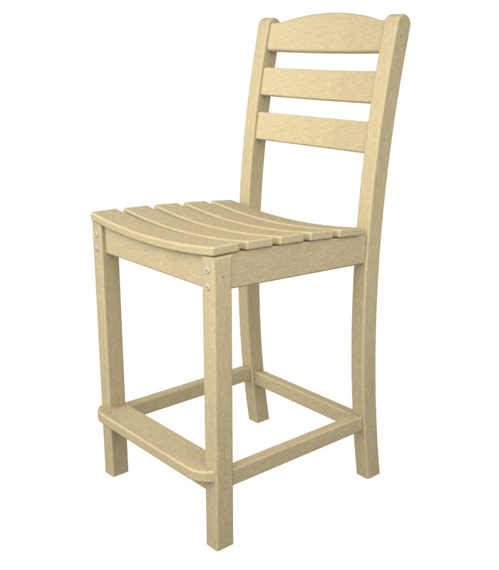 Chaise d'appoint de comptoir POLYWOOD La Casa, Sable