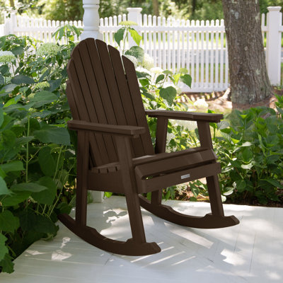 Chaise berçante Adirondack en plastique recyclé Hamilton