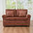Chenille Chaise Lounge Sofa Bed With Removable Cushion-1238241483