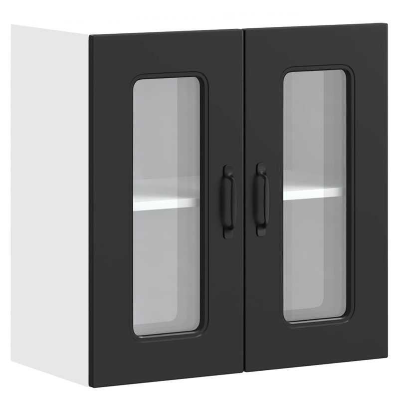 Armoire murale vidaXL, H 23,62 po x l 23,62 po x P 12,20 po, Noir
