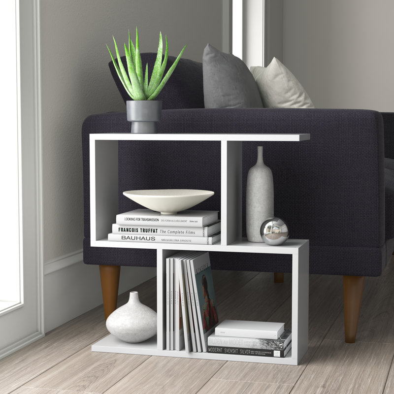 Fazio End Table, White