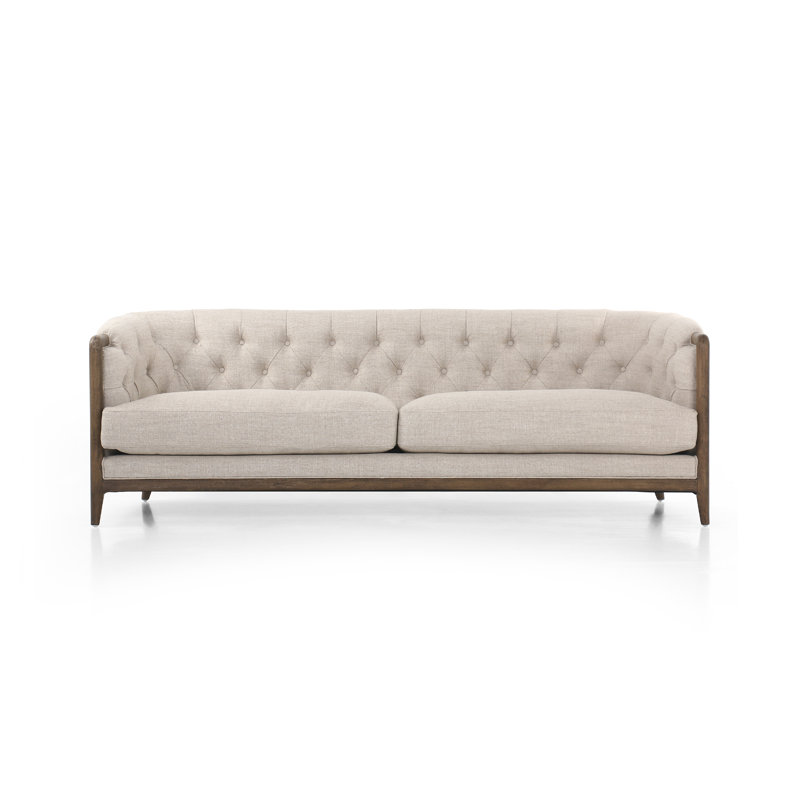 Ellsworth 91" Rolled Arm Sofa, 29.75" H x 91" W x 36" D, Alcala Wheat