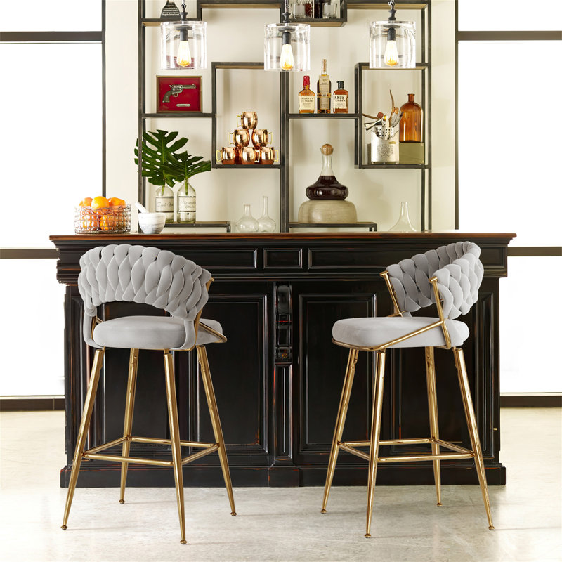 Tabouret de bar 25,2 po, Grey