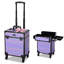 Corrigan Studio® Rolling Makeup Train Case Cosmetic Trolley Organizer Charm ForgetMeNo-2067678027