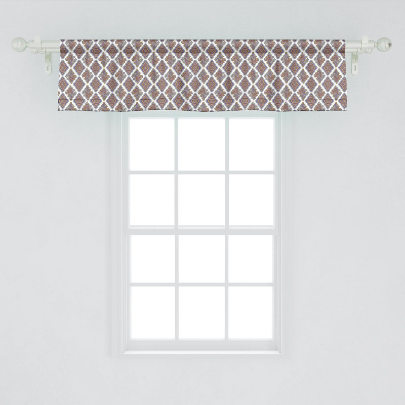 Multicolore 54 "Ambesonne Paisley Cantonnière, L 54 po x L 12 po