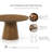 Astromeritis 29"W Round Pedestal Coffee Table-1642925521-1642925523