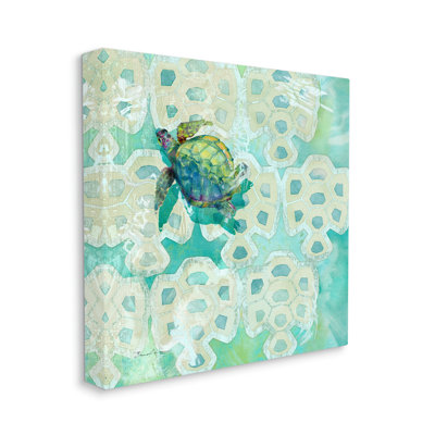" Sea Turtle Geometric Pattern "