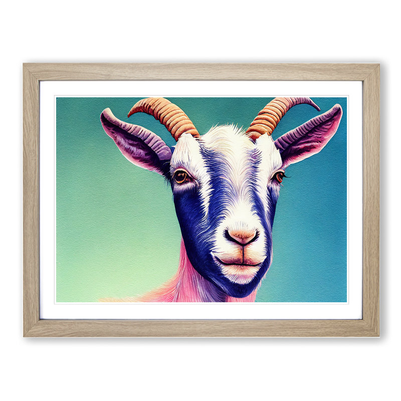 Goat in Colour Vol.1 - Framed Print