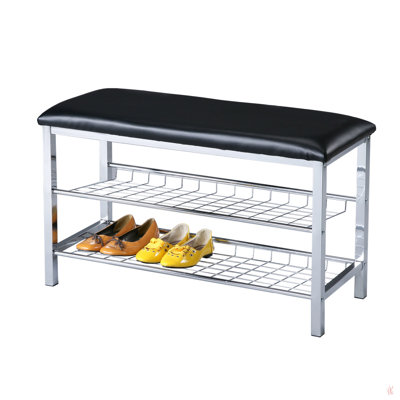 Rimmer Faux Leather Upholstered Storage Bench
