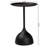 Baxton Studio Webb Metal Pedestal Side Table – Modern Accent Table With Round Tray Top For Indoor Or Semi-Outdoor Use-554784139