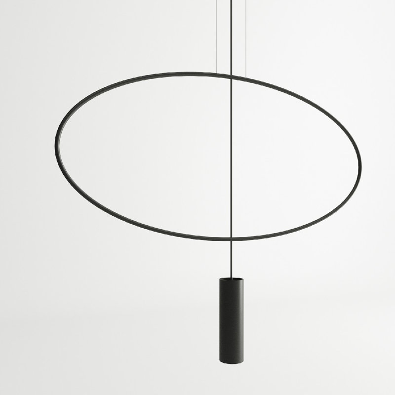 Alissone 1 - Light Black Unique/Statement Pendant