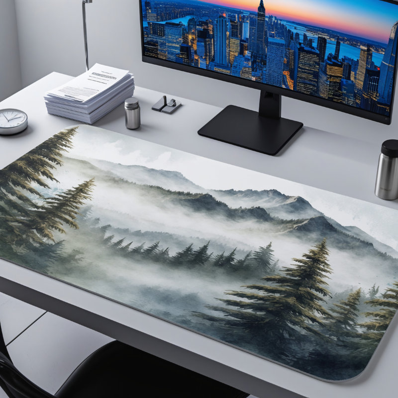 Polyester Desk Pad, 31.5x15.5
