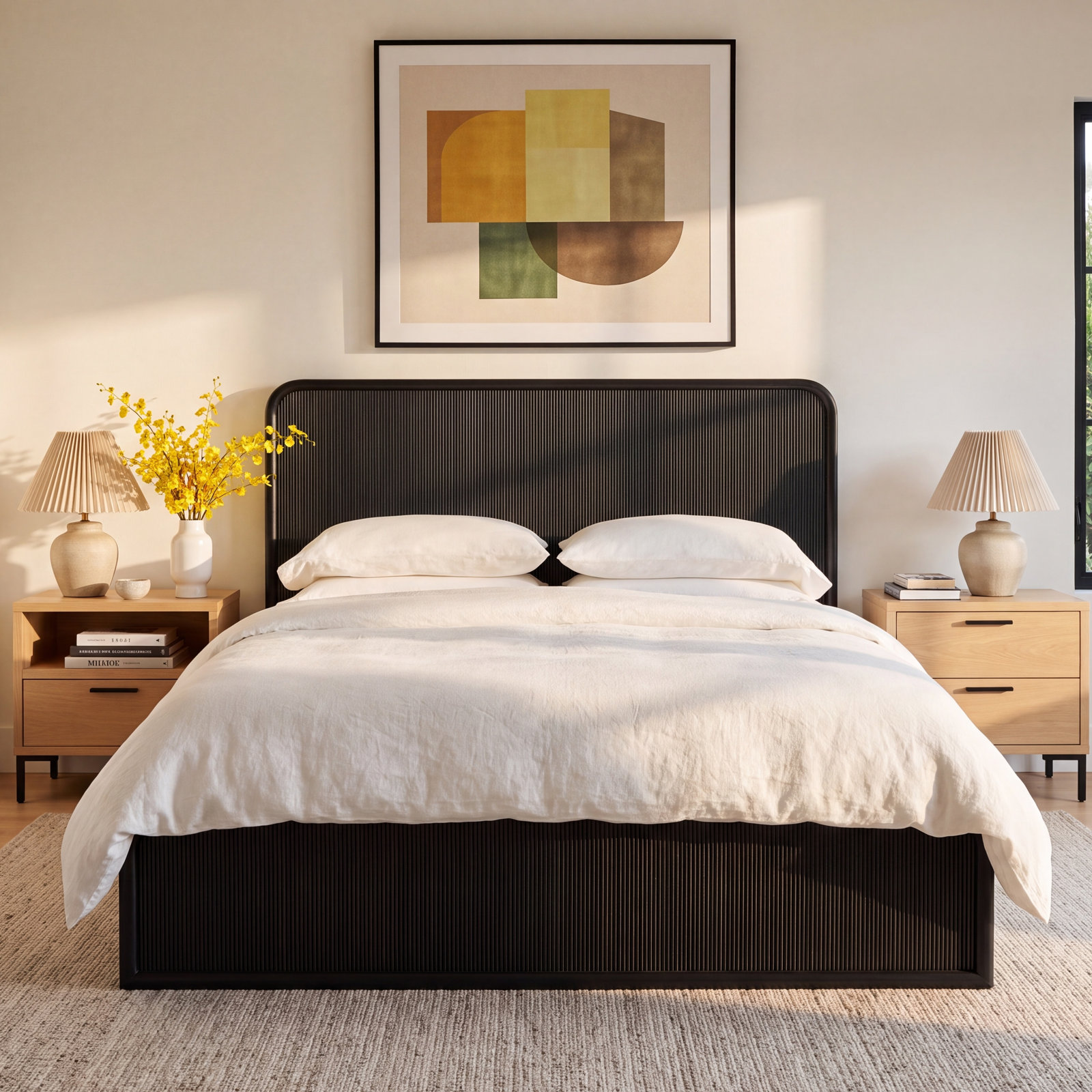 Liabella Bed, Black, Queen