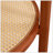 Modern Minimalist Circular Double-Layer Solid Wood Coffee Table, Craft Glass Tabletop, Second Layer Material: PE Rattan, Solid Wood Frame. 34.64 '* 34.64' * 17.7''