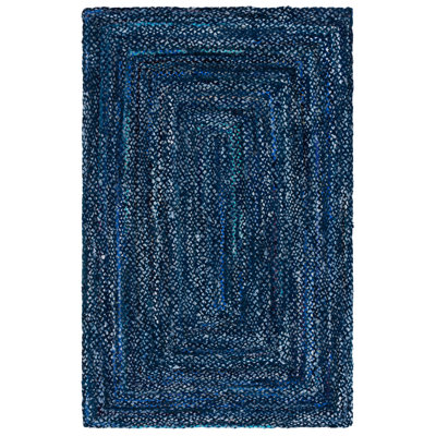 Braided Hand Woven Cotton Solid Color Indoor Rug