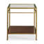 Details Occasional Glass End Table