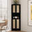 Ciauna 64.7''H Corner Cabinet with Adjustable Shelves-190356359